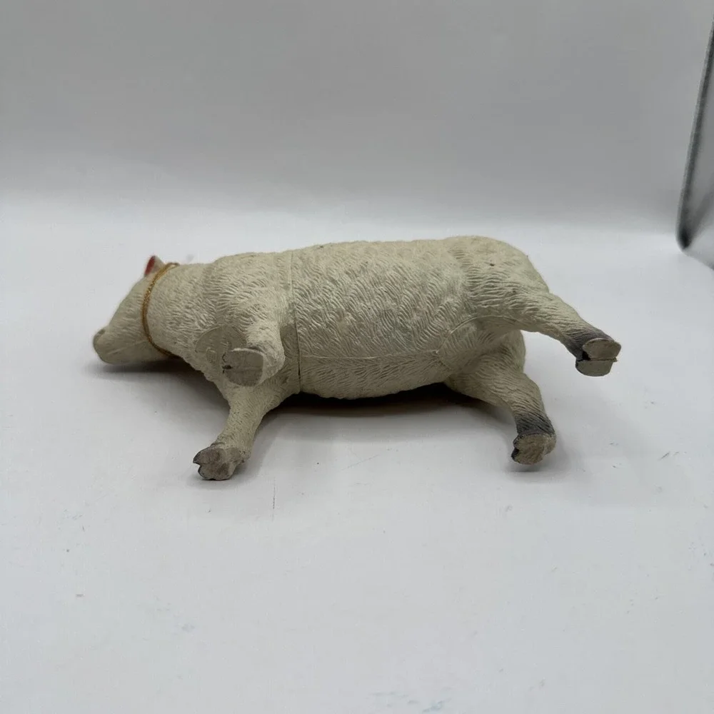 Lot of 2 Vintage Imperial‎ Sheep & Goat Farm Animal 1986 Plastic Toys Figurines